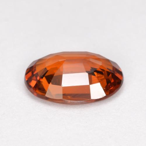 0,98 ctw natürlicher orangefarbener Spessartin, Oval Schliff, VVS-VS