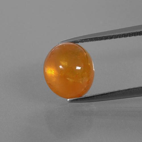 6,08 ctw natürlicher orangefarbener Spessartin, Oval Schliff, Transparent