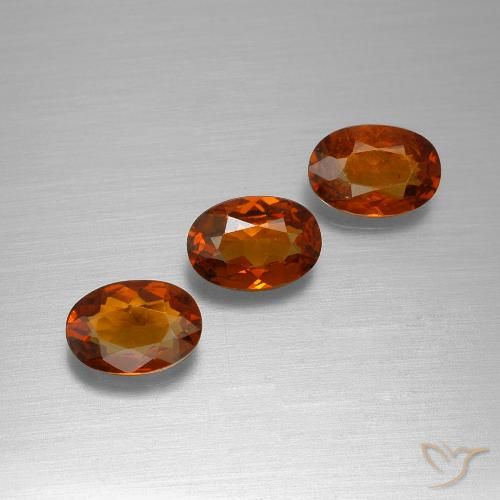 1.68ctw Natürlicher tieforange Spessartit-Garn, Oval, VS