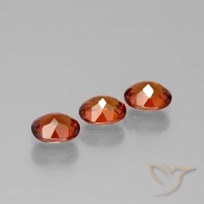 1.68 ct natürliche Dunkelorange Spessartit-Garn-Edelsteine, Oval Schliff, VS