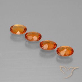 1.65 ct natürliche Mittelorange Spessartit-Garn-Edelsteine, Oval, VS
