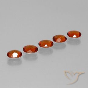 2.38 ct natürliche Intensives Rot Spessartit-Garn-Edelsteine, Oval, VS