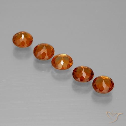 1.71 ct natürliche Mittelrot Spessartit-Garn-Edelsteine, Runden, VS