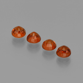 2.65 ct natürliche Feuerrot Spessartit-Garn-Edelsteine, Rund Schliff, VS