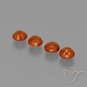 2.23 ct natürliche Feuerorange Spessartit-Garn-Edelsteine, Runden, VVS-VS