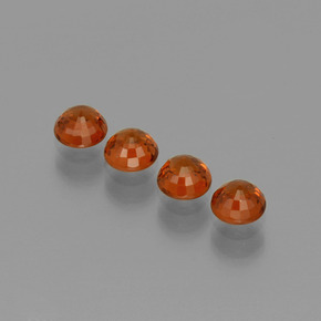 1,89 ct natürliche roter Spessartin-Edelsteine, Rundschliff, VVS-VS