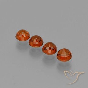 1.97 ct natürliche Mittelorange Spessartit-Garn-Edelsteine, Runden, VVS-VS