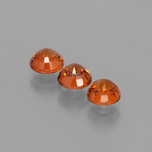 1,82 ct natürliche orangefarbener Spessartin-Edelsteine, Rundschliff, VS