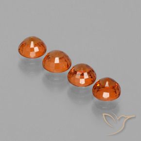 2.23 ct natürliche Amber Orange Spessartit-Garn-Edelsteine, Runden, VS