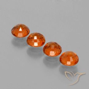 1.90 ct natürliche Mittelorange Spessartit-Garn-Edelsteine, Runden, VS