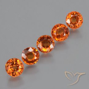 2.24 ct natürliche Mittelorange Spessartit-Garn-Edelsteine, Runden, VS