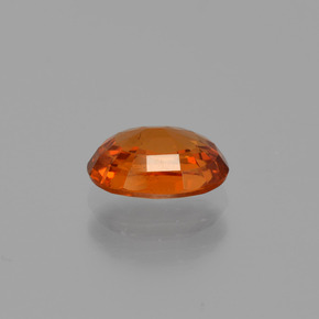 1,09 ctw natürlicher orangefarbener Spessartin, Oval Schliff, VS-SI