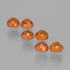 2.65 ct natürliche Mittelorange Spessartit-Garn-Edelsteine, Rund Schliff, VS