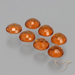 2.71 ct natürliche Feuerorange Spessartit-Garn-Edelsteine, Runden, VS
