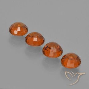 2.29 ct natürliche Dunkelorange Spessartit-Garn-Edelsteine, Runden, VS
