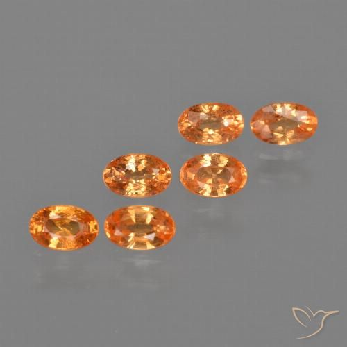 2.37ctw Natürlicher Mittelorange Spessartit-Garn, Oval, VS-SI