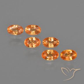 2.37 ct natürliche Mittelorange Spessartit-Garn-Edelsteine, Oval, VS-SI