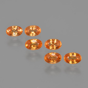 2,40 ct natürliche orangefarbener Spessartin-Edelsteine, Oval Schliff, VS