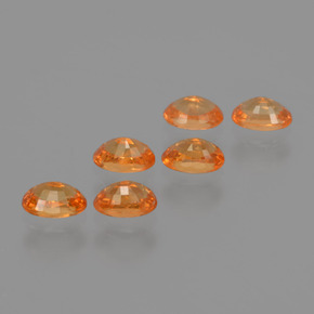 2,40 ct natürliche orangefarbener Spessartin-Edelsteine, Oval Schliff, VS
