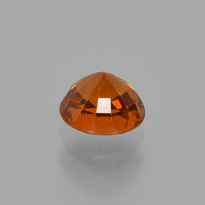 1,03 ctw natürlicher orangefarbener Spessartin, Rundschliff, SI
