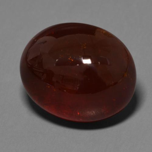 33,34 ctw natürlicher brauner Spessartin, Oval Schliff, Lichtdurchlässig