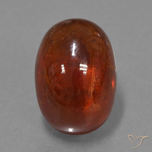 11.22ct Natürlicher Dunkelorange Spessartit-Garn, Oval, Lichtdurchlässig