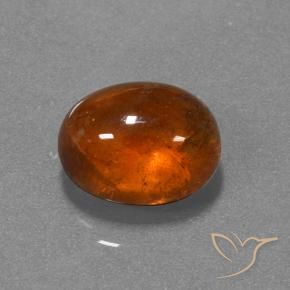 9,17 ctw natürlicher Mittelorange Spessartit-Garn, Oval, Lichtdurchlässig