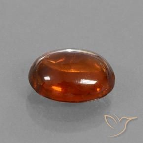 9,17 ctw natürlicher rötlich-orange Spessartit-Garn, Oval, Lichtdurchlässig