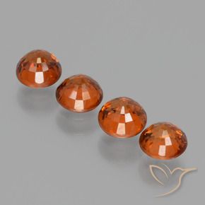 2.20 ct natürliche Feuerrot Spessartit-Garn-Edelsteine, Runden, VS
