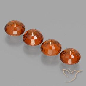 2.73 ct natürliche Mittelorange Spessartit-Garn-Edelsteine, Runden, VVS-VS