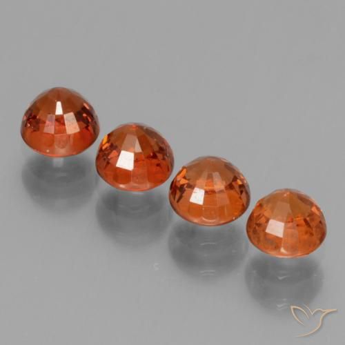 2.16 ct natürliche Mittelorange Spessartit-Garn-Edelsteine, Runden, VS
