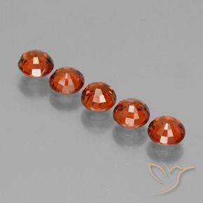 2.66 ct natürliche tieforange Spessartit-Garn-Edelsteine, Runden, VS