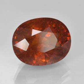 7,90 ctw natürlicher orangefarbener Spessartin, Oval Schliff, VS-SI