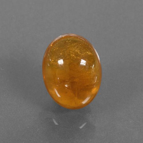 9,17 ctw natürlicher Amber Orange Spessartit-Garn, Oval Schliff, Lichtdurchlässig