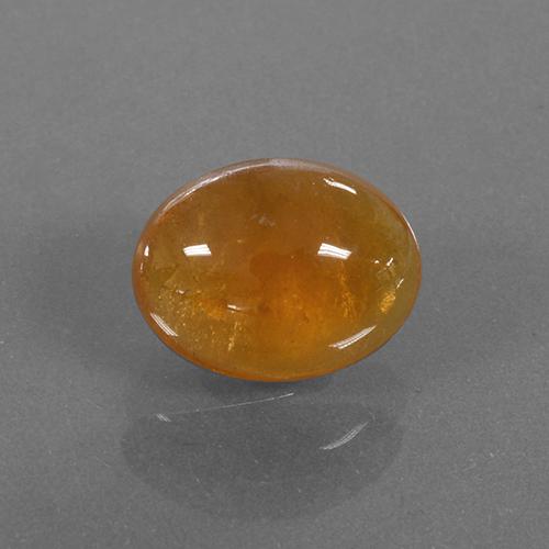 9,17 ctw natürlicher Amber Orange Spessartit-Garn, Oval Schliff, Lichtdurchlässig