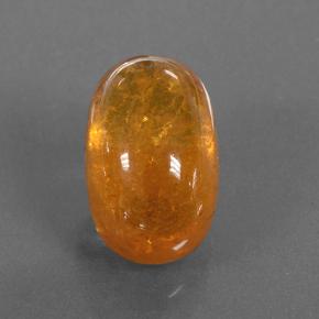 5,31 ctw natürlicher orangefarbener Spessartin, Oval Schliff, Lichtdurchlässig