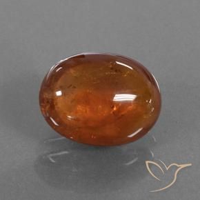9,17 ctw natürlicher Warmes Orange Spessartit-Garn, Oval, Lichtdurchlässig