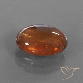 9,17 ctw natürlicher Warmes Orange Spessartit-Garn, Oval, Lichtdurchlässig