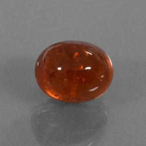 4,16 ctw natürlicher orangefarbener Spessartin, Oval Schliff, Lichtdurchlässig