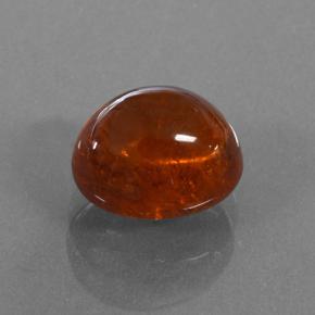 4,16 ctw natürlicher orangefarbener Spessartin, Oval Schliff, Lichtdurchlässig