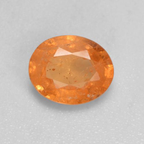 0,94 ctw natürlicher orangefarbener Spessartin, Oval Schliff, VS-SI