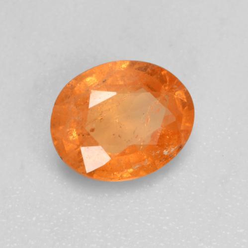 0,94 ctw natürlicher orangefarbener Spessartin, Oval Schliff, VS-SI
