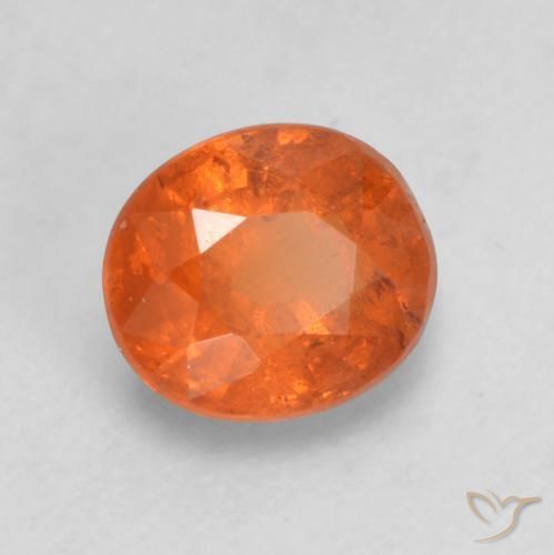 9,17 ctw natürlicher Feuerorange Spessartit-Garn, Oval, VS-SI