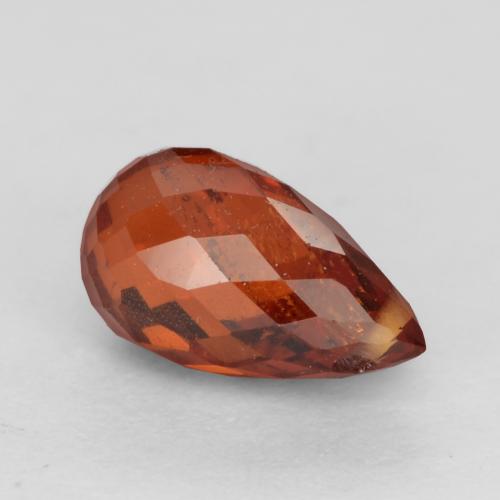 1,23 ctw natürlicher roter Spessartin, Briolette, VS-SI