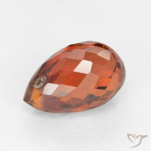 1,51 ctw natürlicher roter Spessartin, Briolette, VS