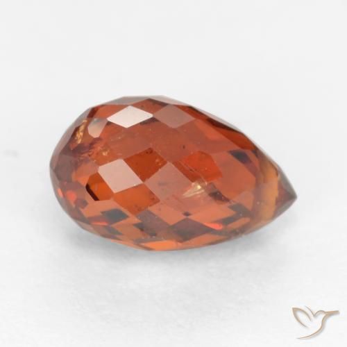 1,51 ctw natürlicher roter Spessartin, Briolette, VS