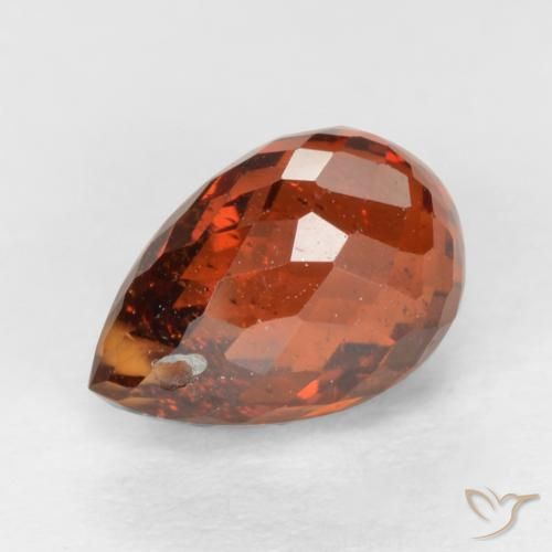 1,78 ctw natürlicher roter Spessartin, Briolette, SI