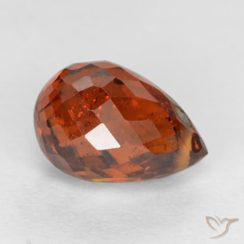 1,78 ctw natürlicher roter Spessartin, Briolette, SI