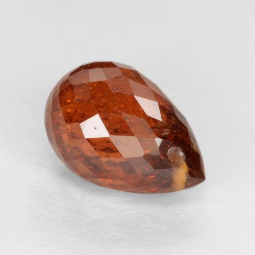 9,17 ctw natürlicher Amber Orange Spessartit-Garn, Briolette, SI
