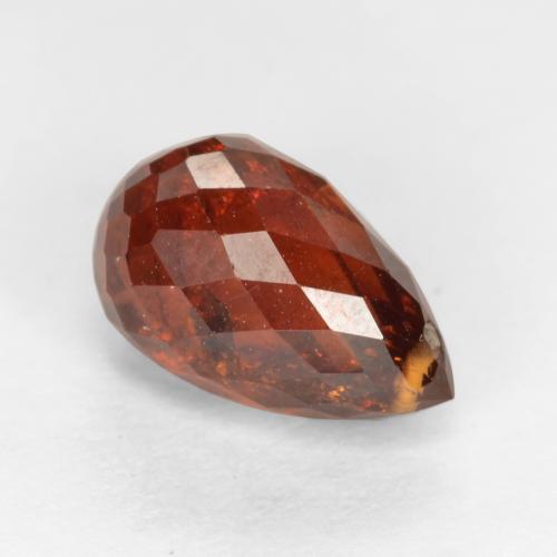 2,89 ctw natürlicher roter Spessartin, Briolette, SI